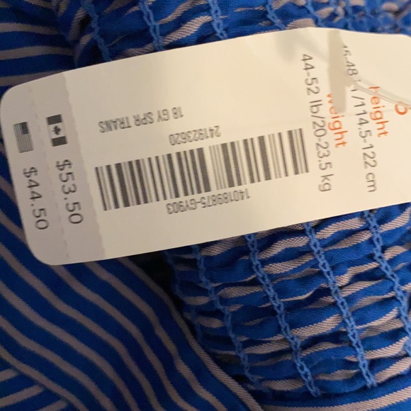 Girls overall pants- Blue - Picture 6 of 6